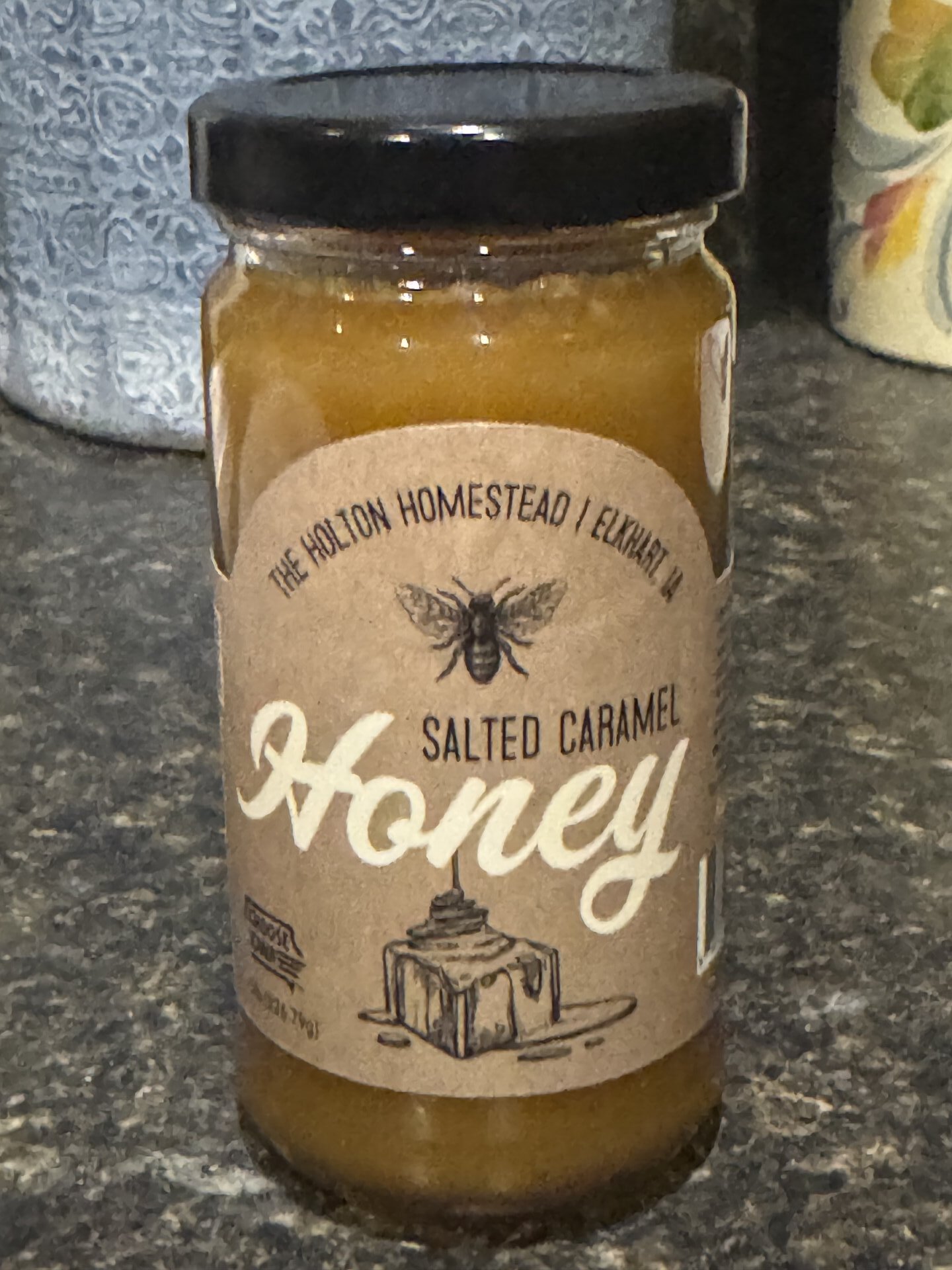 Local honey seller display at the Des Moines home and garden show